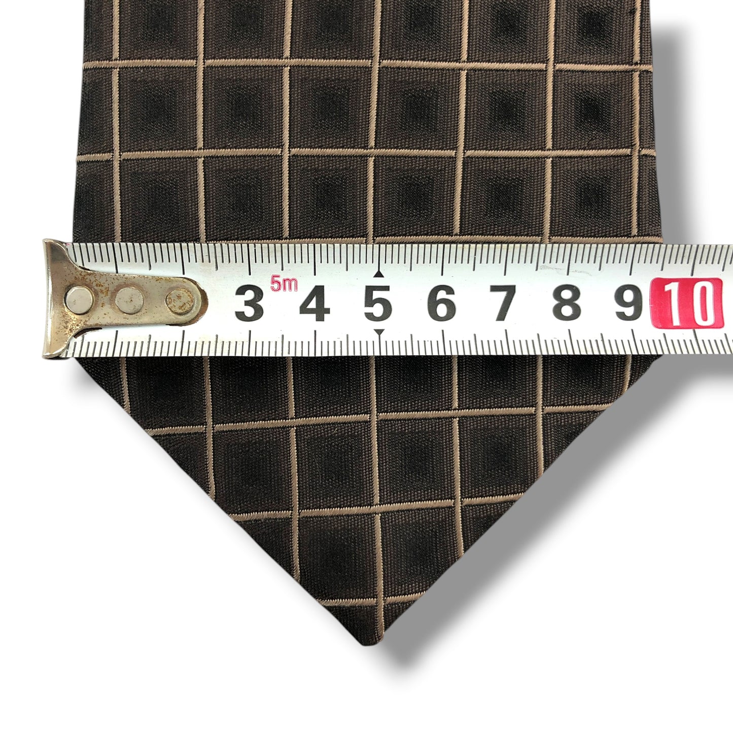 【8309】美品!カルバンクライン ネクタイ ブラウン系