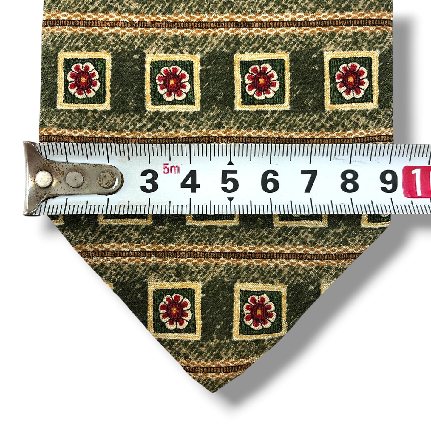 【8359】美品!レノマ ネクタイ オリーブグリーン系
