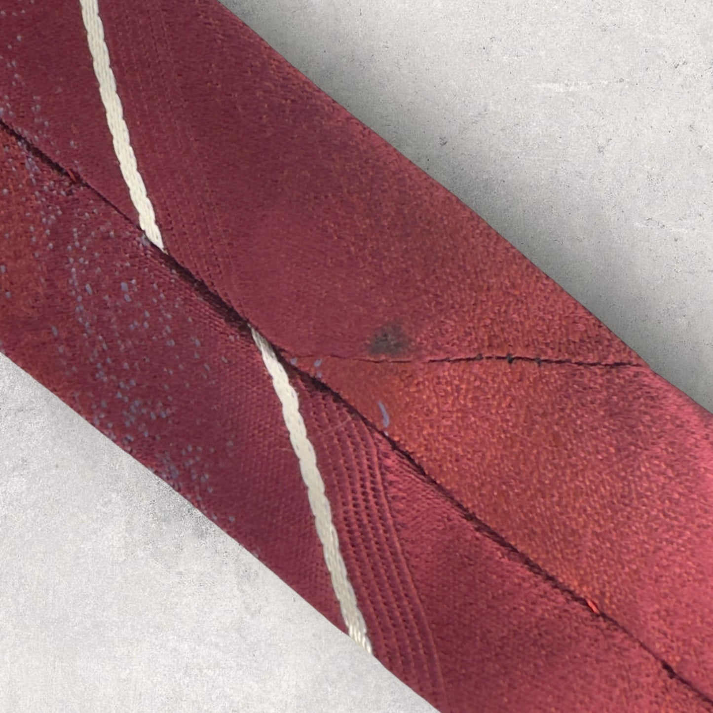 【6941】良品!ゼニア ネクタイ レッド系 ワインレッド系