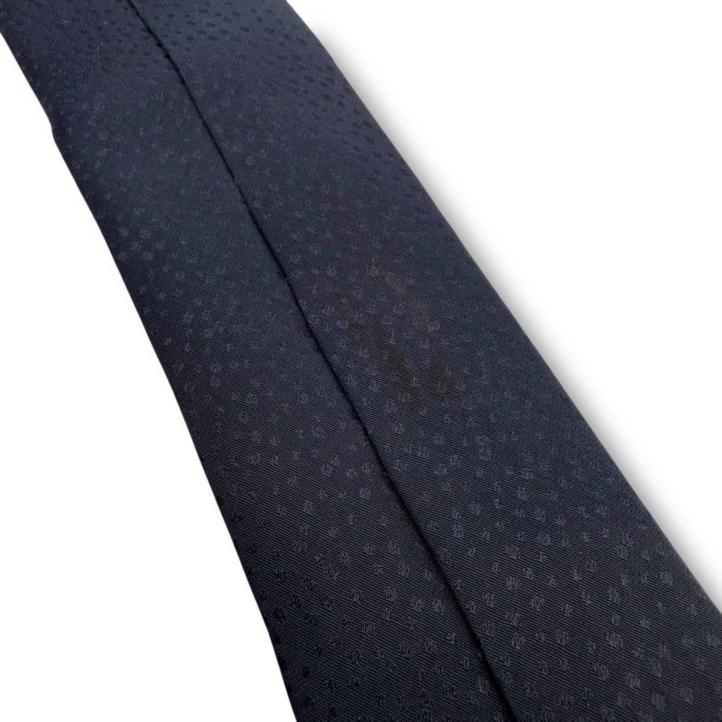 【7562】良品!ミラショーン ネクタイ ネイビー系