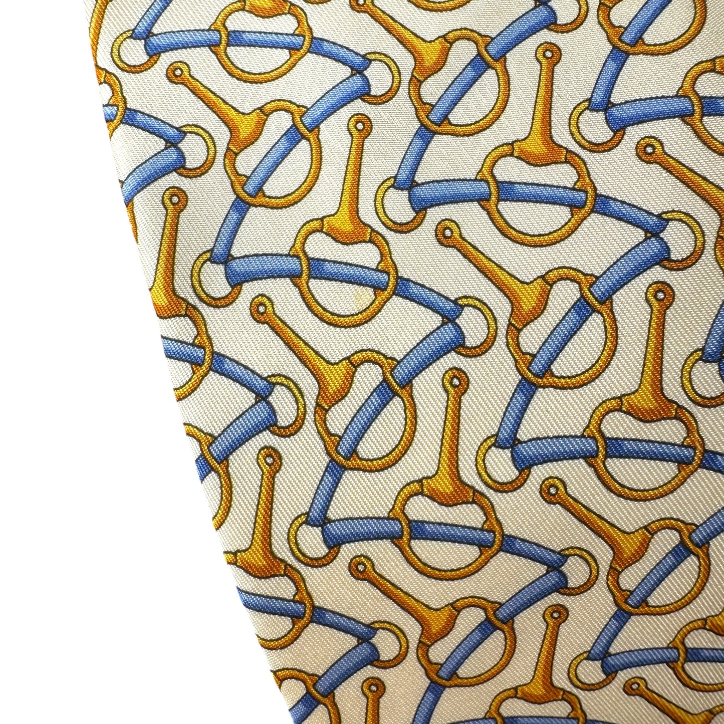 【7242】良品!グッチ ネクタイ クリーム色系