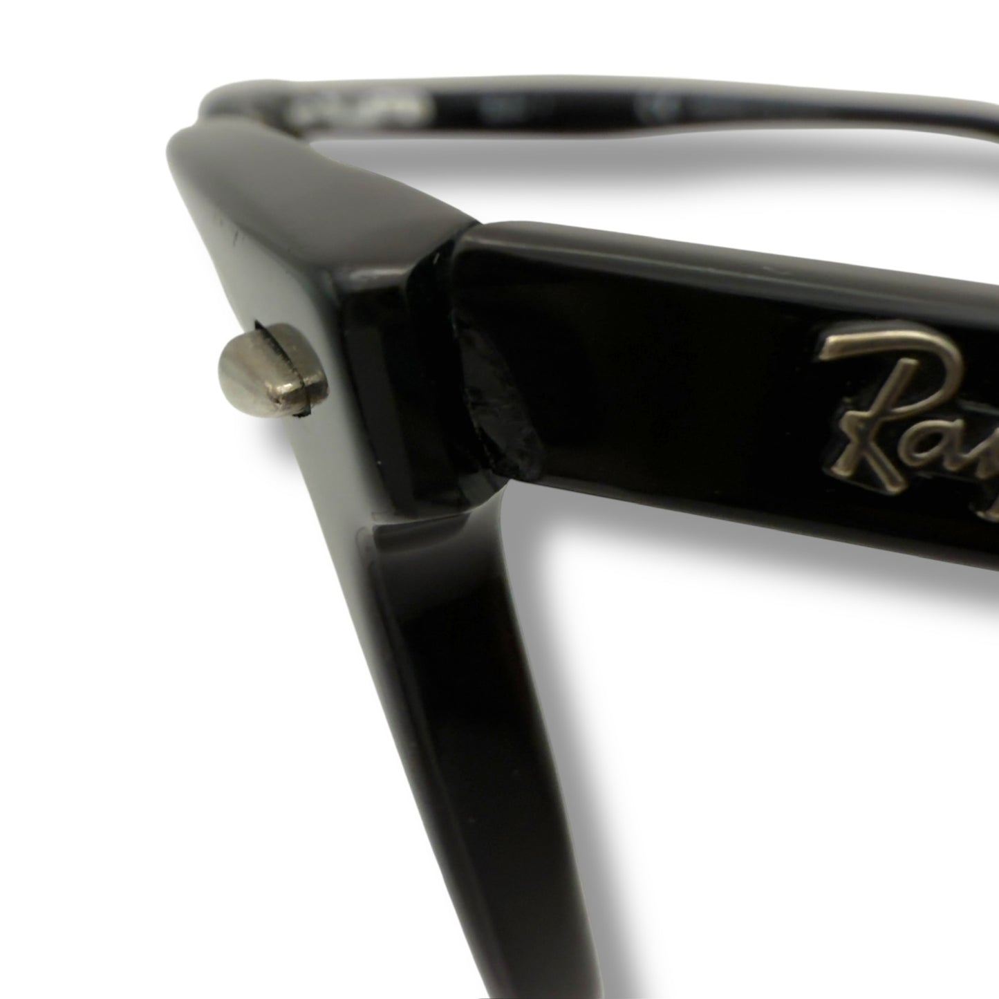 【100】良品ー可品!レイバン メガネ ブラック系