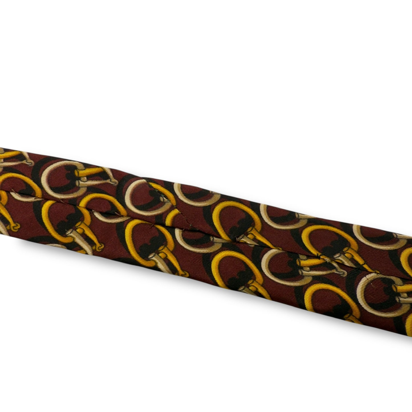 【7563】良品!グッチ ネクタイ ボルドー系