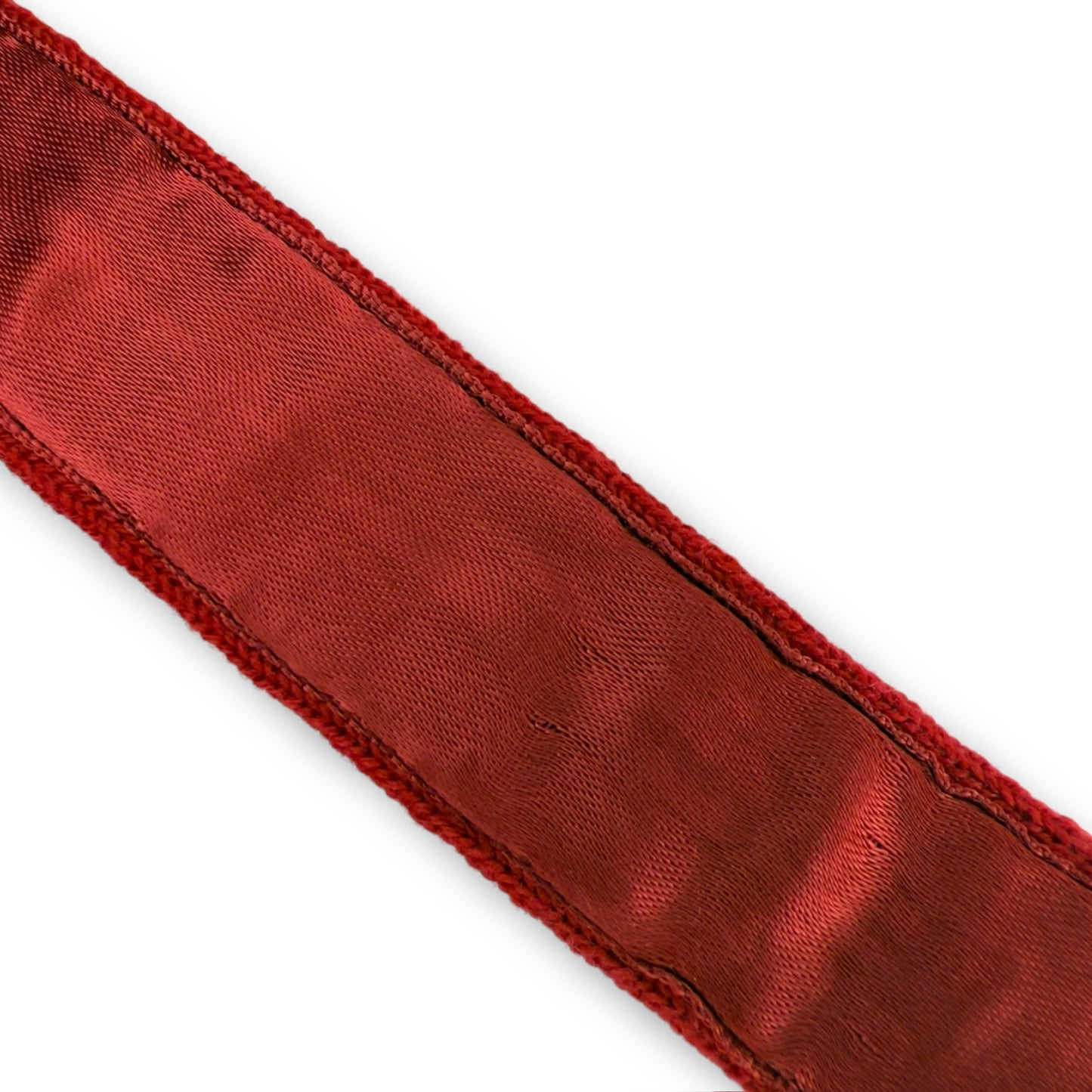 【7189】良品!エルメス ネクタイ レッド系 ニットタイ