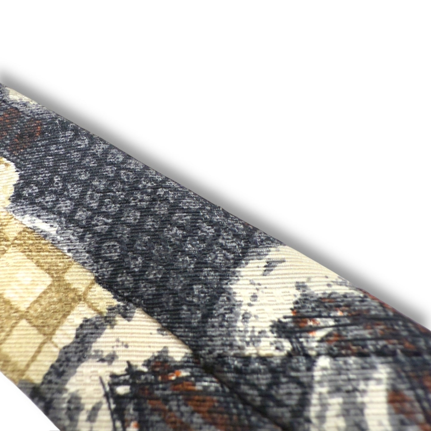 【7233】良品!レノマ ネクタイ グレー系