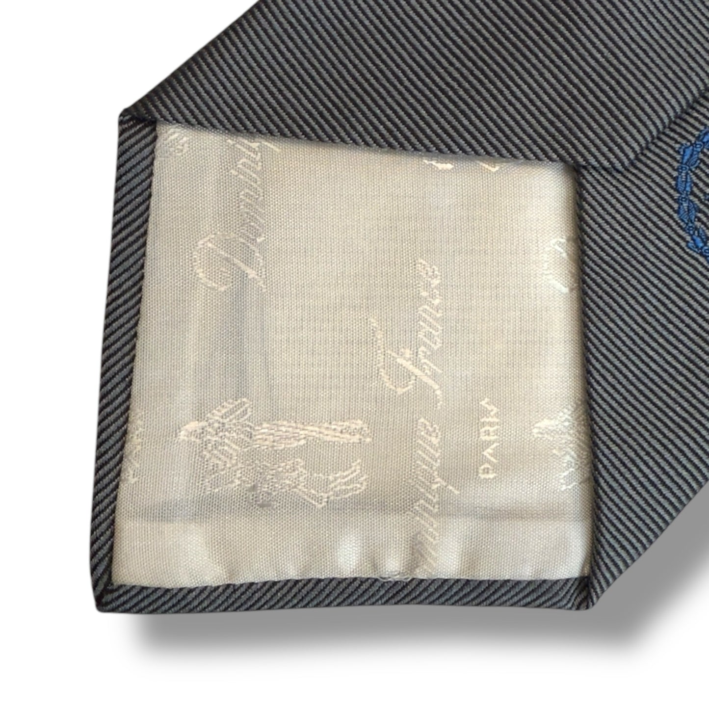 【7179】美品ー良品!ドミニクフランス ネクタイ グレー系