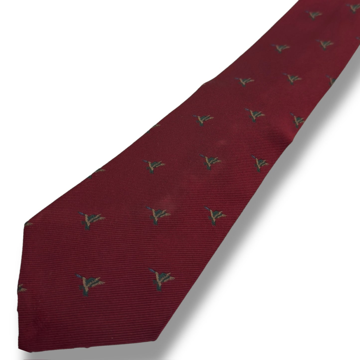 【7526】良品!ジェイプレス ネクタイ ボルドー系