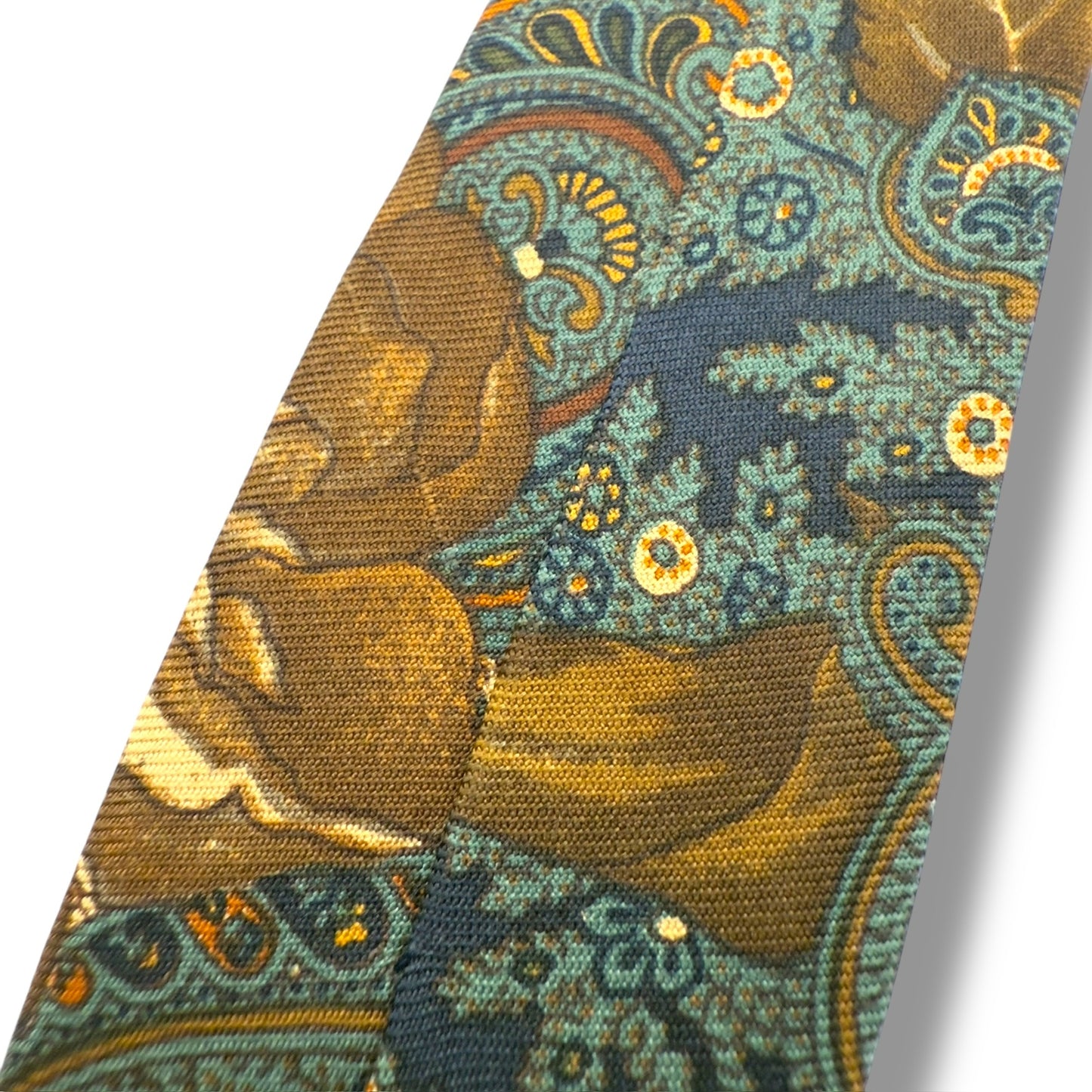 【7541】美品ー良品!クリスチャンディオール ネクタイ グリーン系