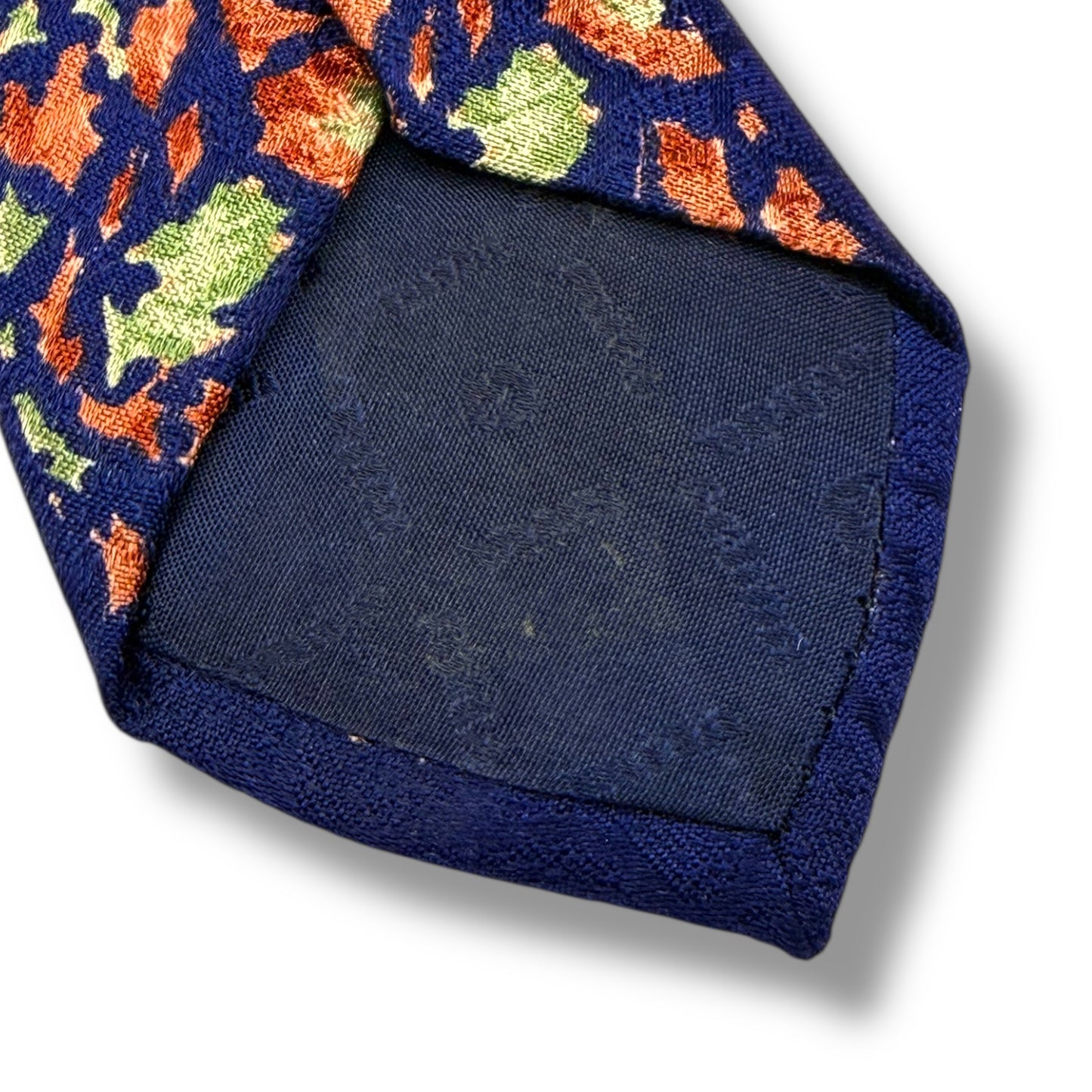 【7682】良品!ミラショーン ネクタイ ネイビー系