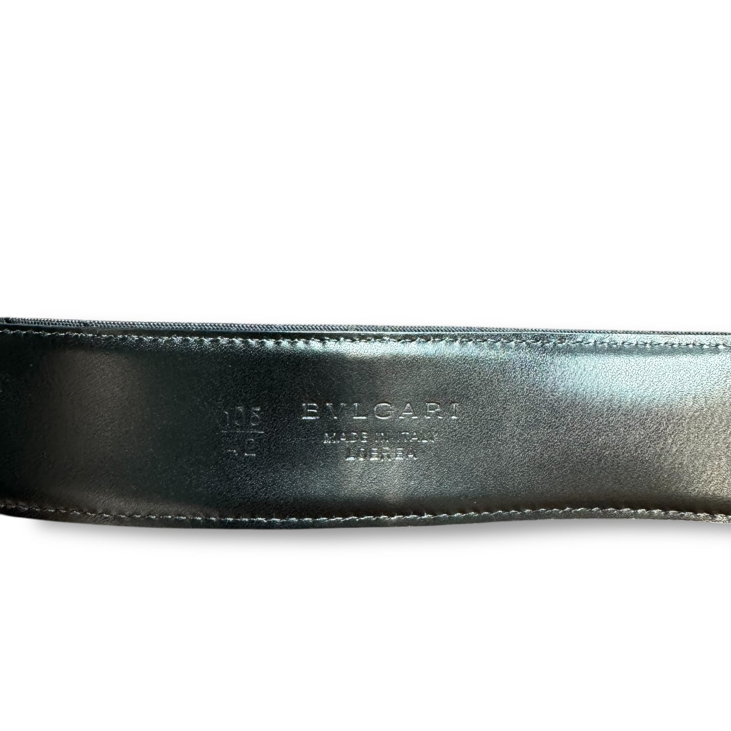 【美品】ブルガリ ロゴマニア ビーゼロワン ベルト ブラック