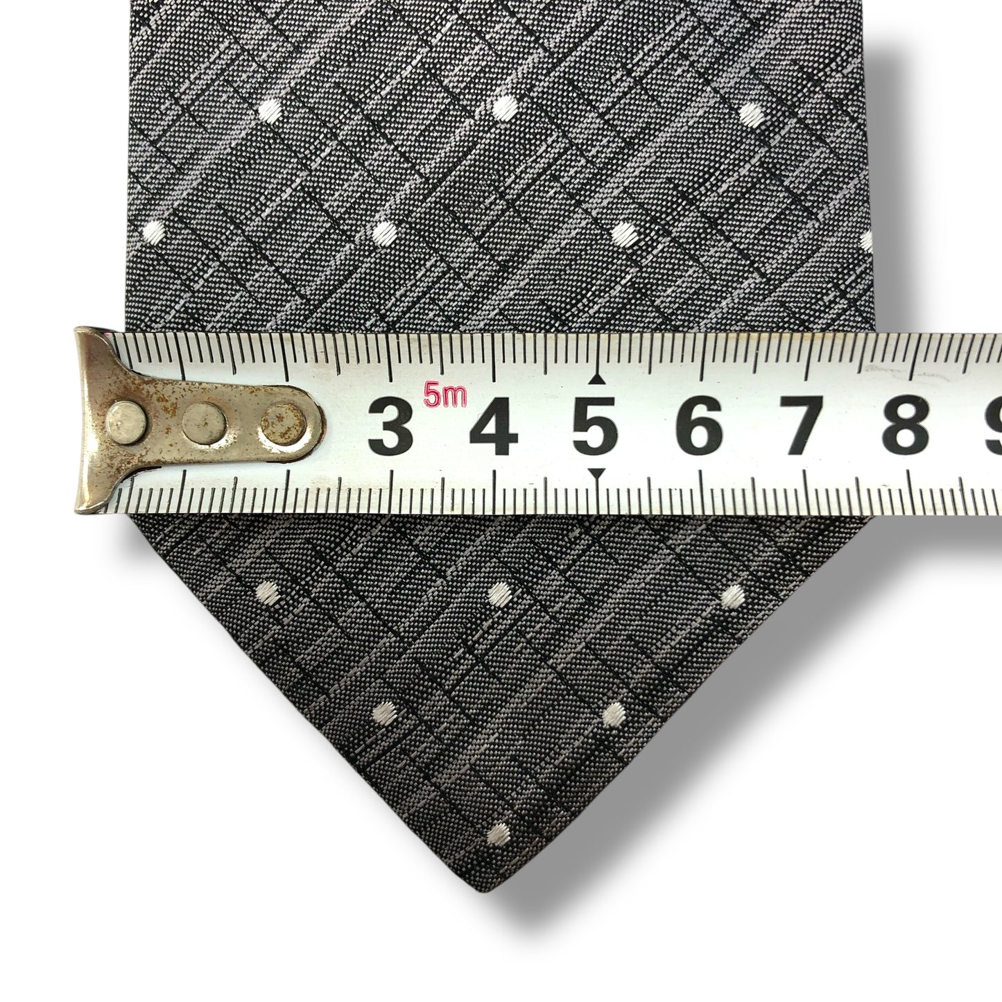 【7733】未使用保管品 エンポリオアルマーニ ネクタイ シルバー系