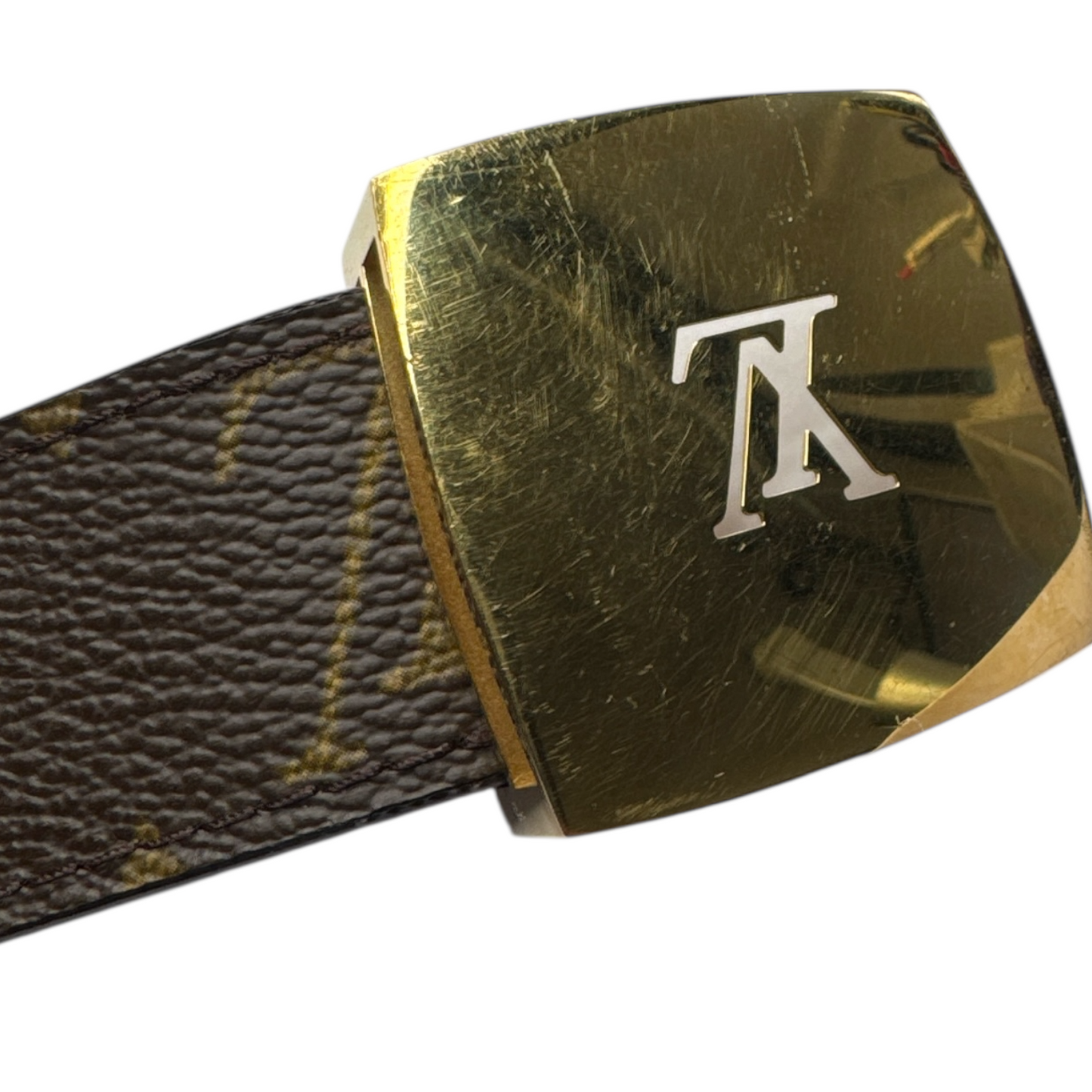 【良品】ルイヴィトン ベルト ブラウン系 モノグラム