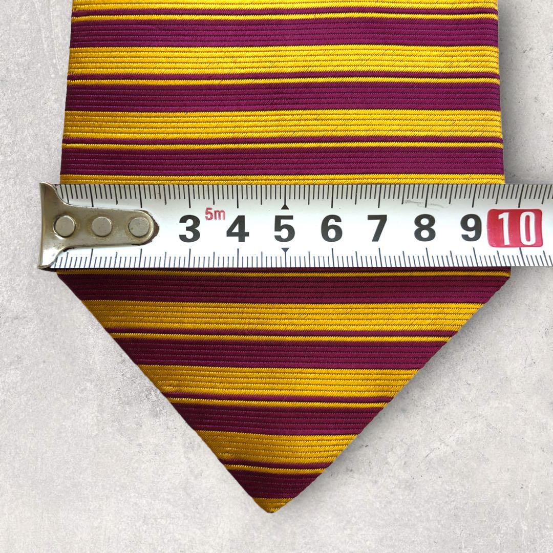 【4389】良品!GUCCI グッチ ボーダー柄 ネクタイ