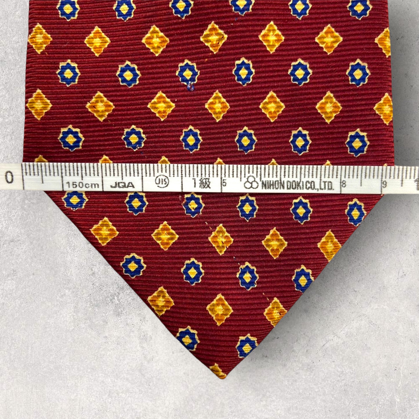 【3521】可品!ポールスチュアート ネクタイ レッド系.