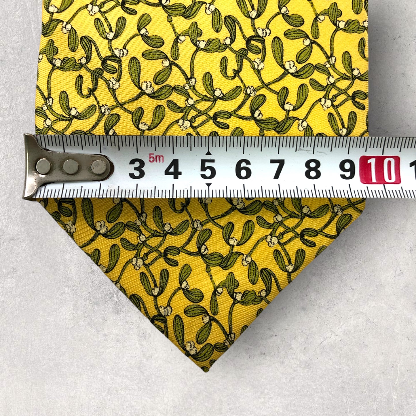 【5507】良品!イヴサンローラン ネクタイ イエロー系