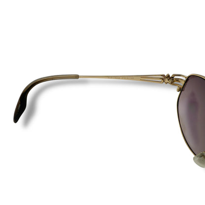 [105] Charles Jourdan sunglasses, gold 