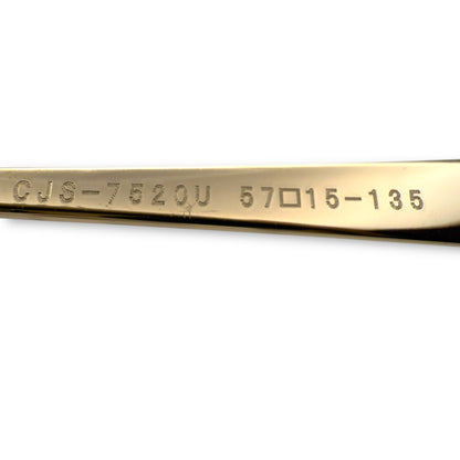 [105] Charles Jourdan sunglasses, gold 