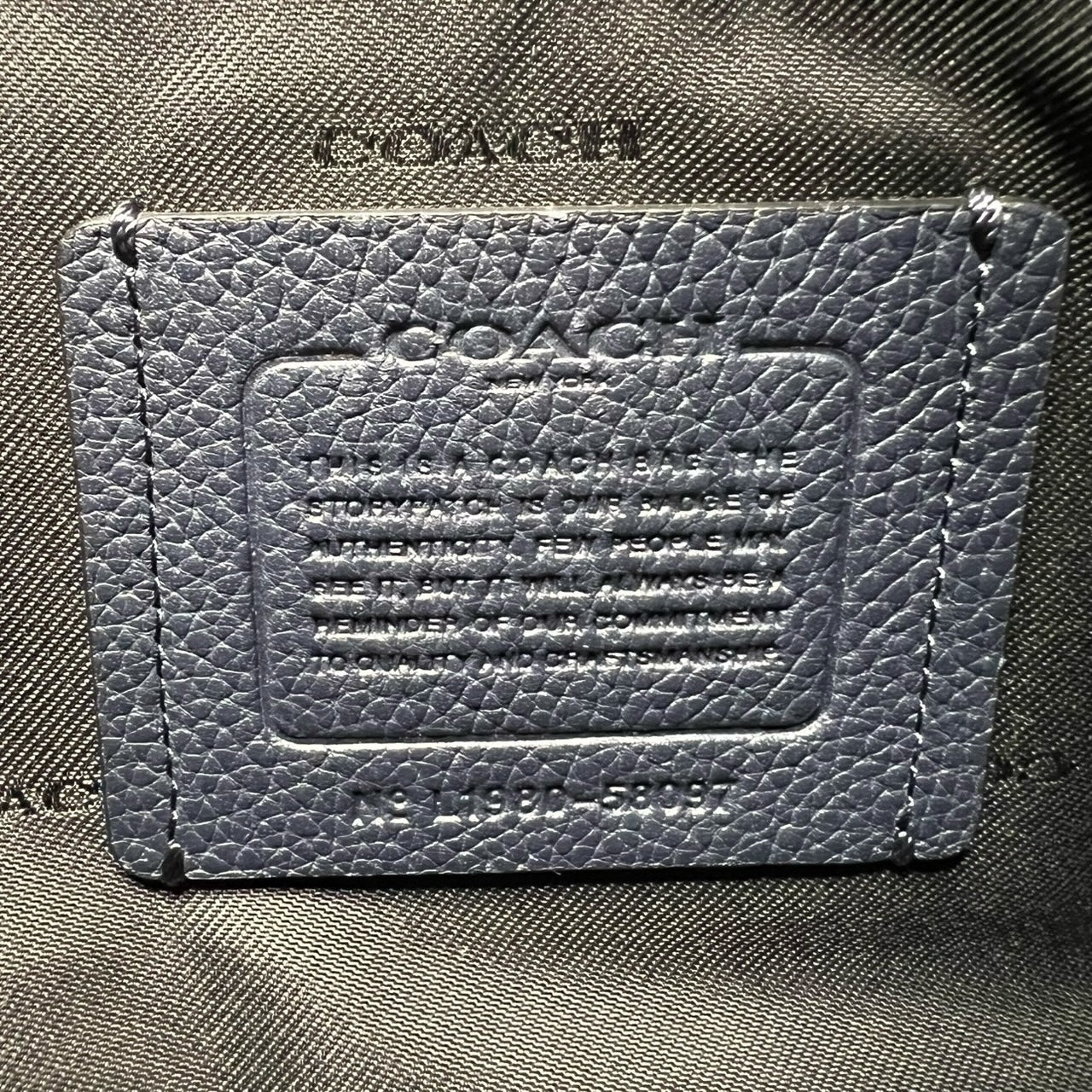 【美品】コーチ　バッグ　ビジネスバッグ　メトロポリタン　2way ネイビー