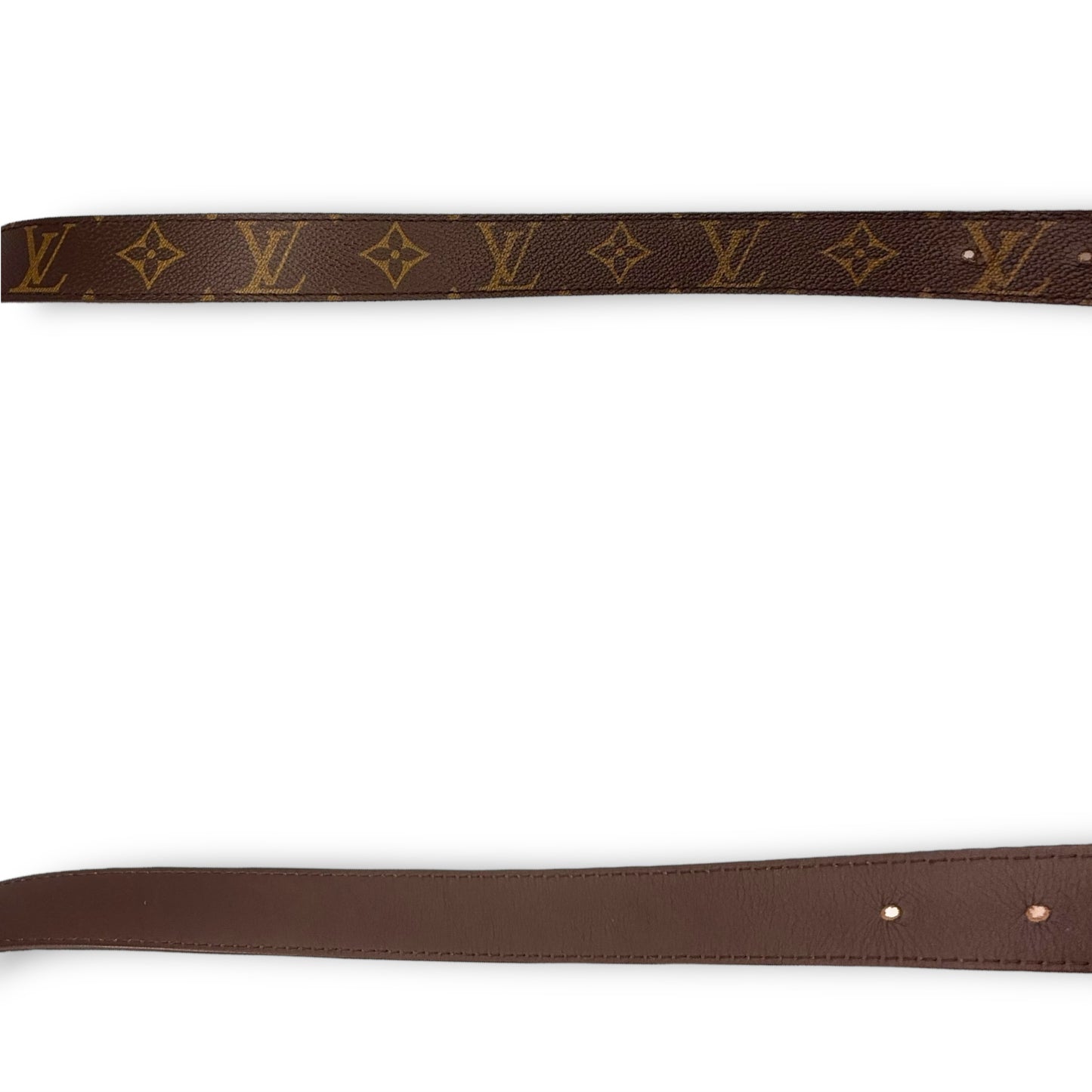 【良品】ルイヴィトン　ベルト　ブラウン系　モノグラム