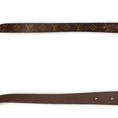 【良品】ルイヴィトン　ベルト　ブラウン系　モノグラム