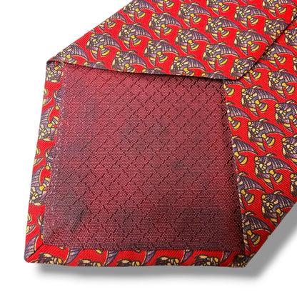 【8268】良品！クリスチャンディオール　ネクタイ 魚柄