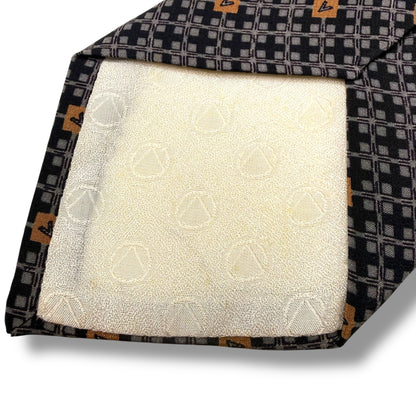 【8047】良品！ヴァレンティノ　ネクタイ　ブラック系