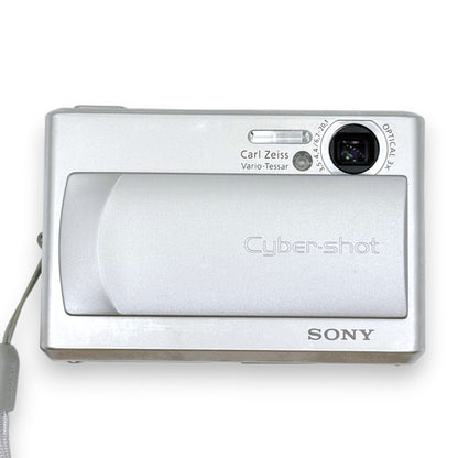 【158】SONY Cybershot DSC-T1　デジタルカメラ　シルバー系