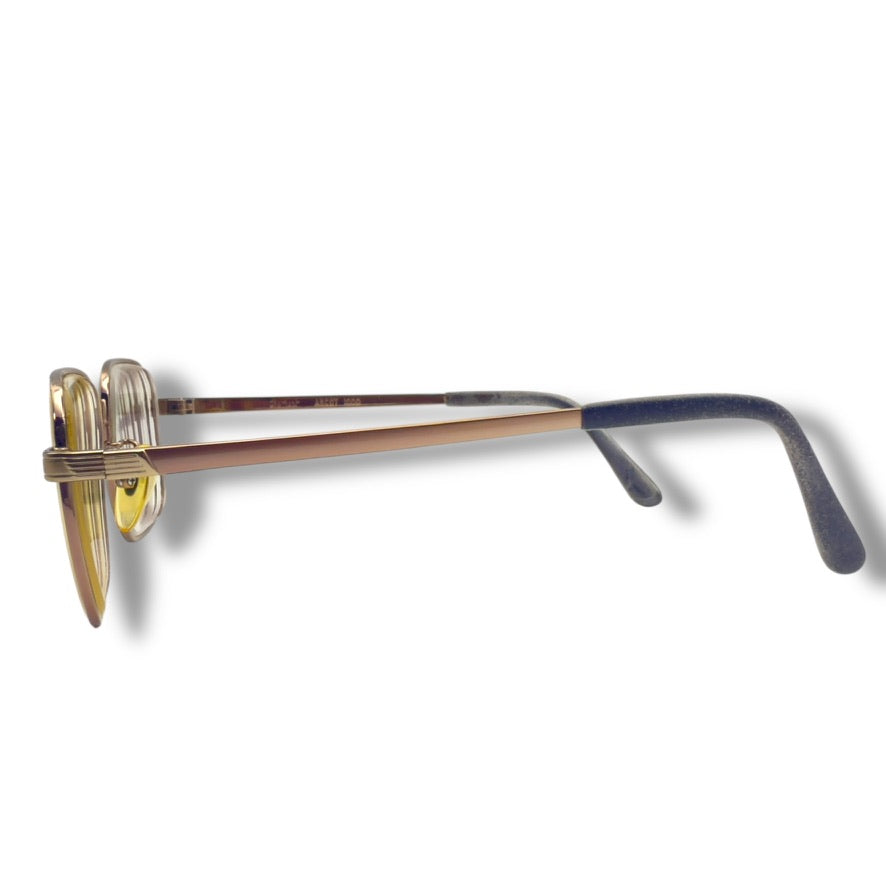 [64] Vintage! Charmant glasses, gold 