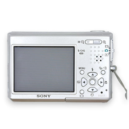 【158】SONY Cybershot DSC-T1　デジタルカメラ　シルバー系