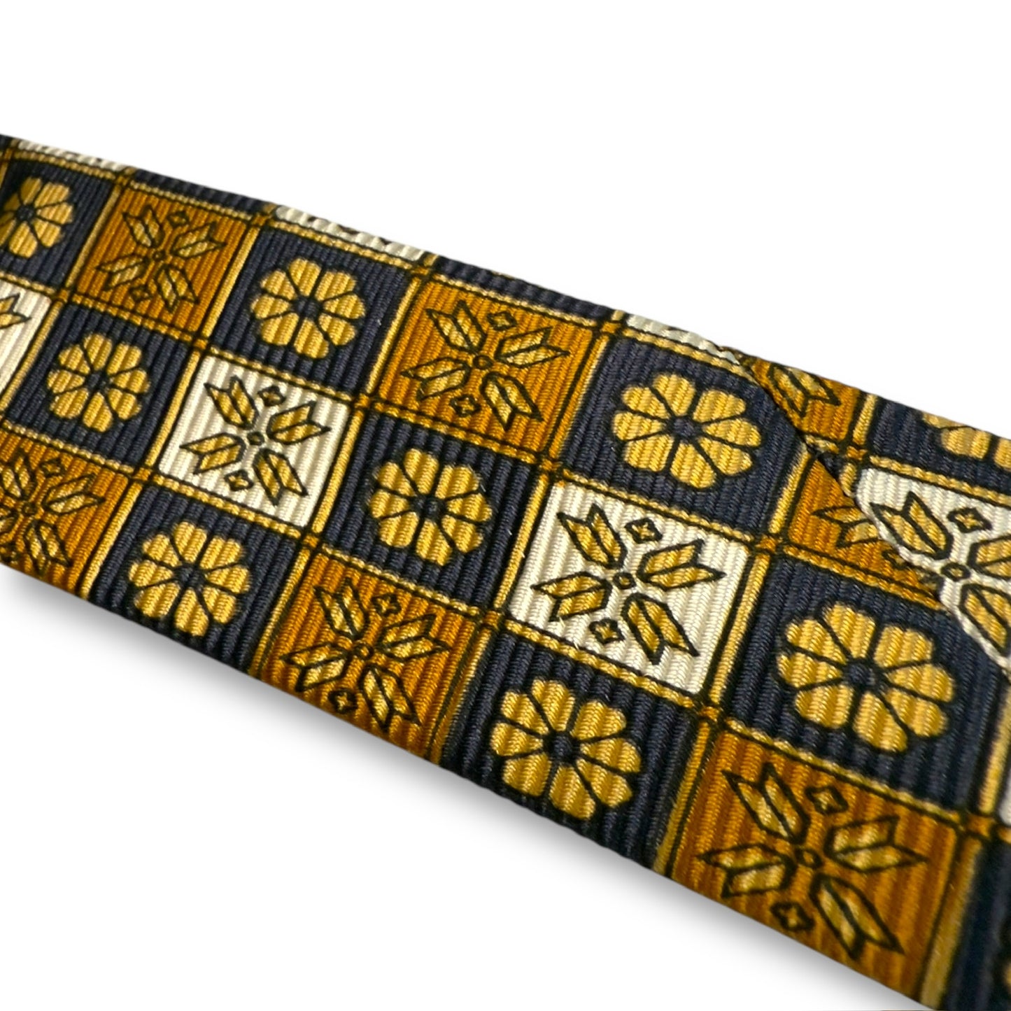 【7120】美品ー良品！バリー　ネクタイ　ゴールド系