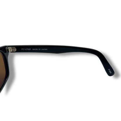 【206】良品！フーパス　サングラス・メガネ　ブラック系