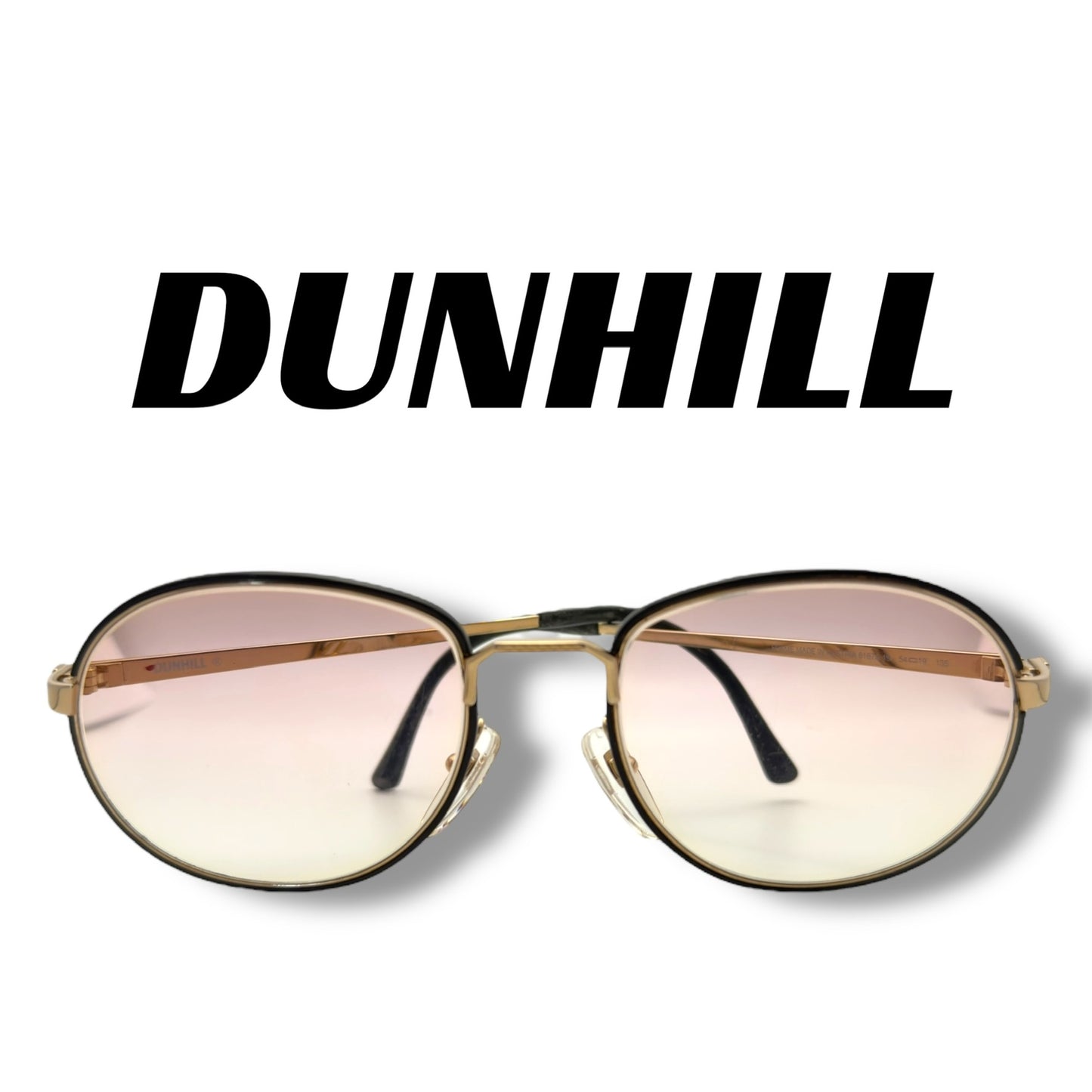 【215】可品！ダンヒル　メガネ　ゴールド系