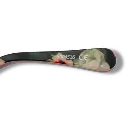 【165】美品！テッド・ベーカー　メガネ　パープル系　フラワー