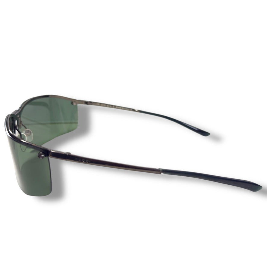 [50] Good quality! Gucci sunglasses in green 