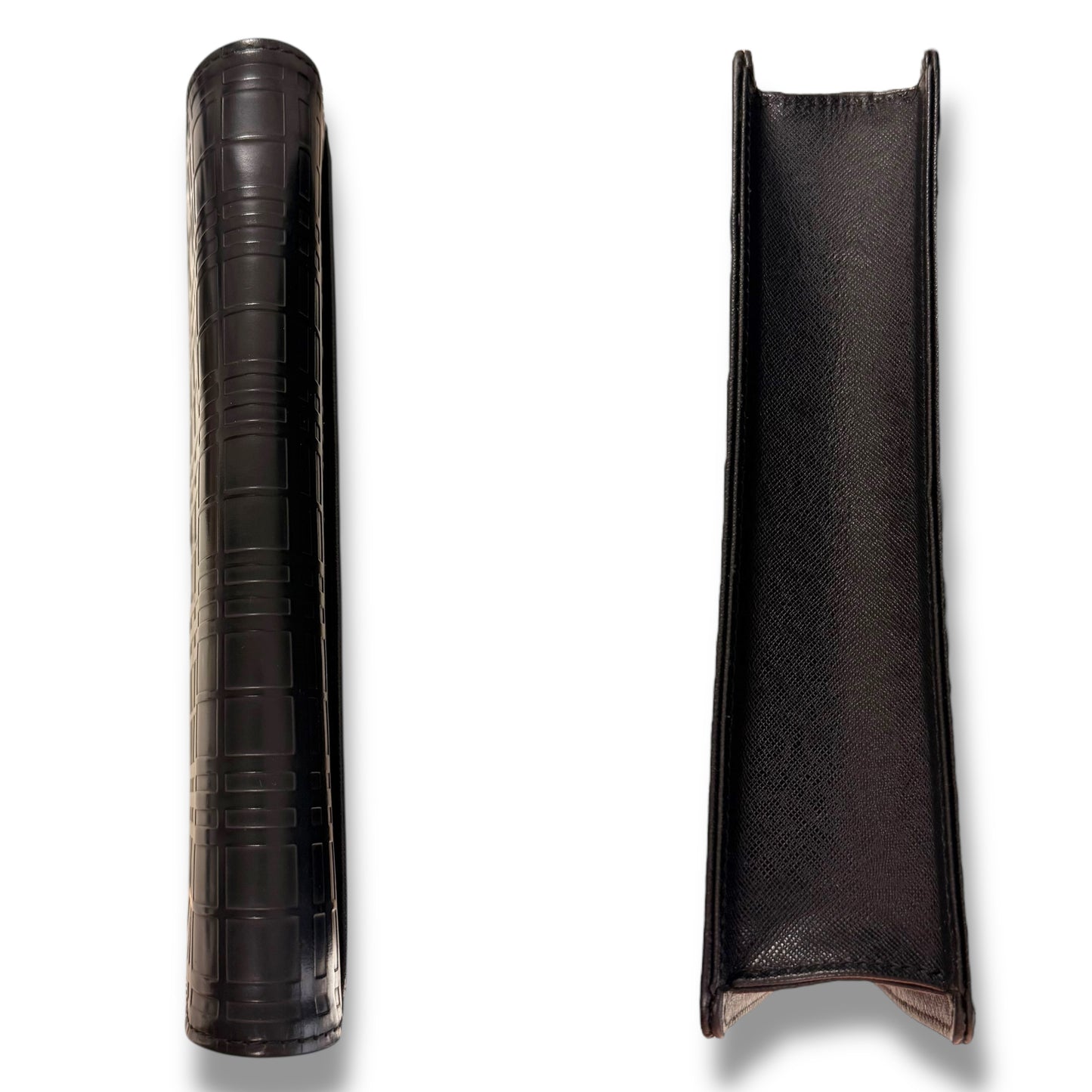 【美品】バーバリー　クラッチバッグ　ブラック系　サフィアーノ