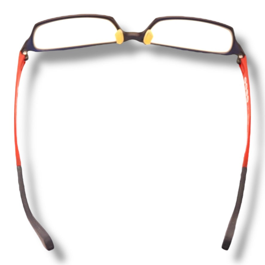 【200】良品！ゾフ　メガネ　パープル×レッド×ネイビー Ultem