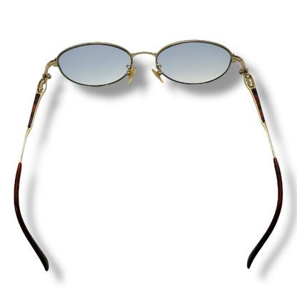 【155】イブサンローラン　メガネ　ゴールド系