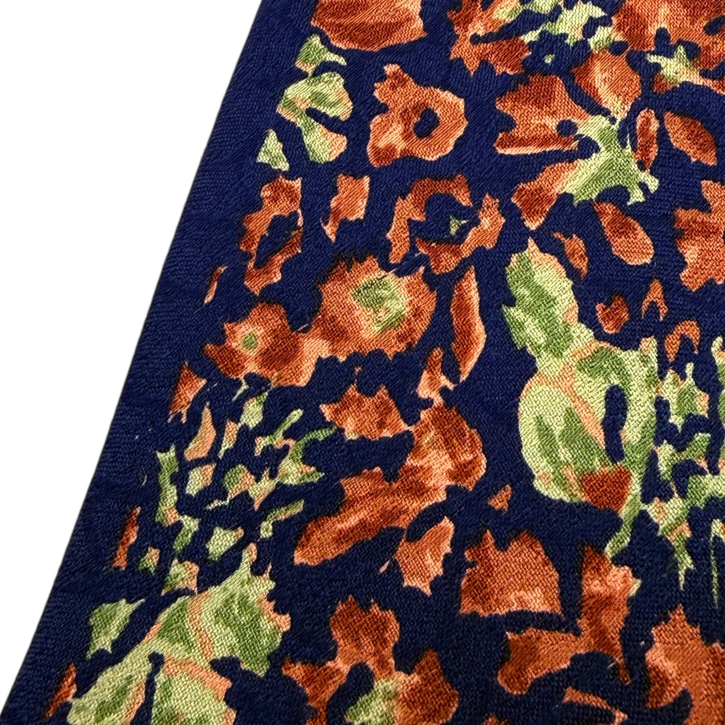 【7682】良品！ミラショーン　ネクタイ　ネイビー系