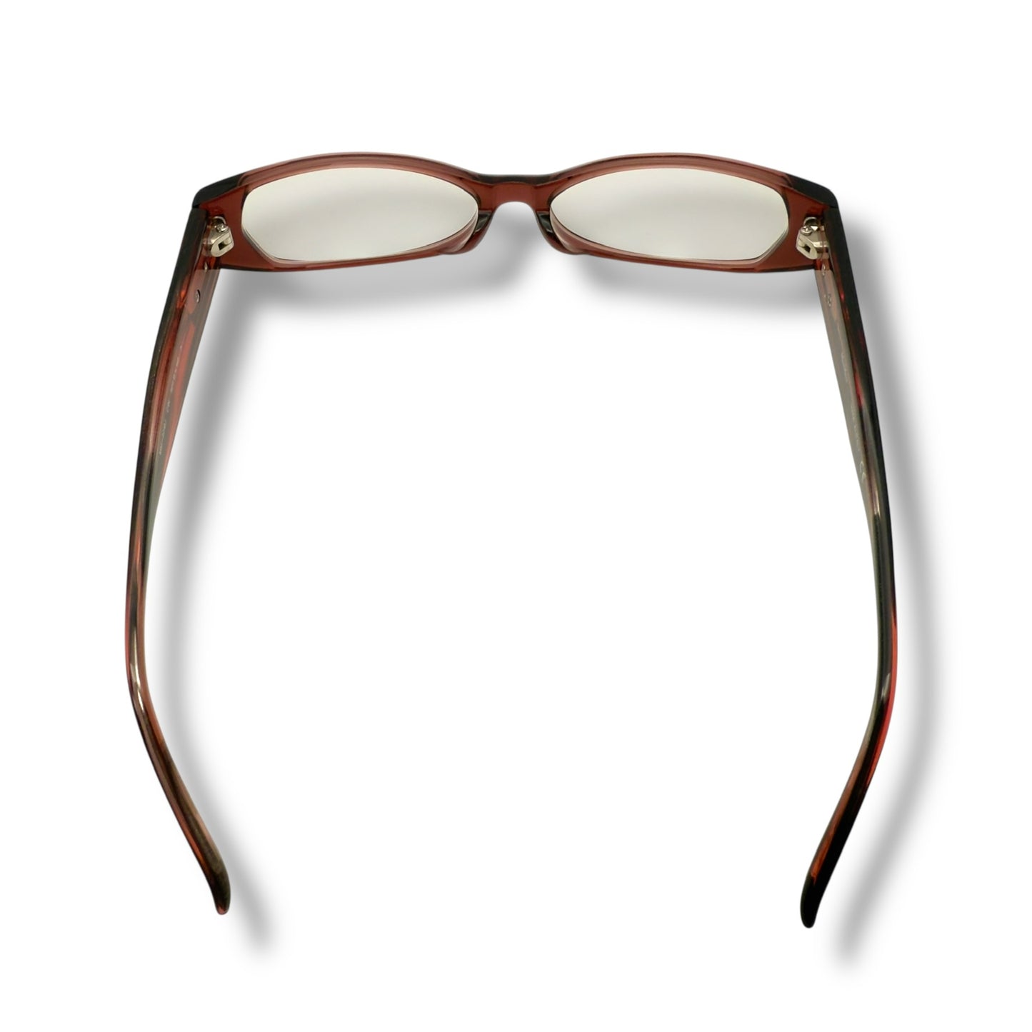 【166】良品！マックスマーラ　メガネ　レッド系