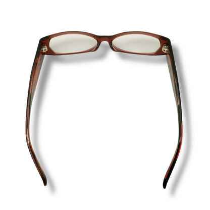 【166】良品！マックスマーラ　メガネ　レッド系