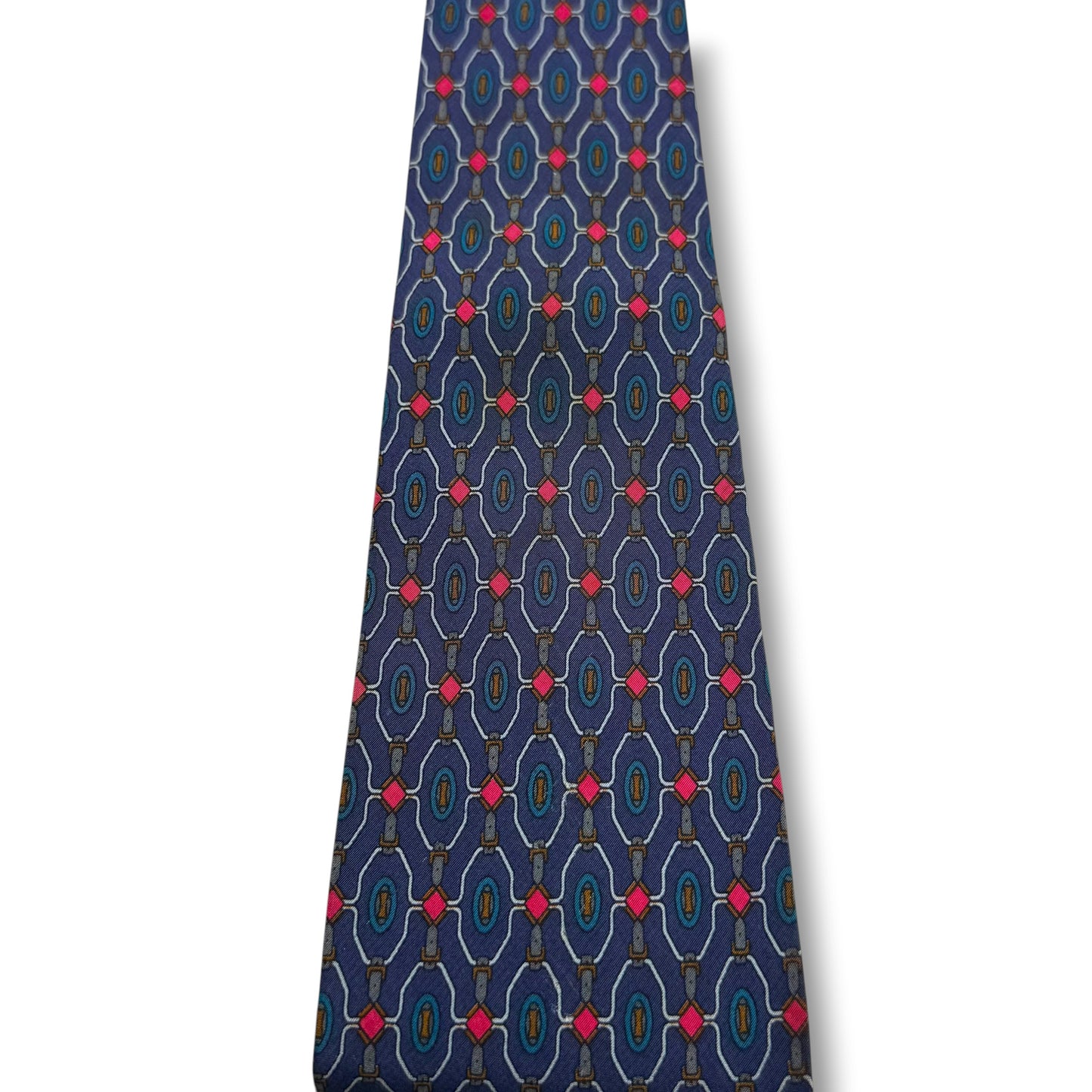 【8456】良品！セリーヌ　ネクタイ　ネイビー系