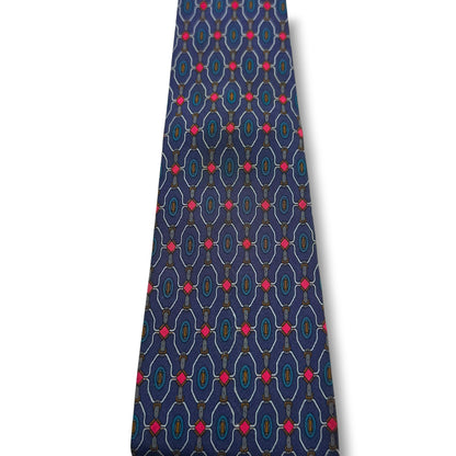 【8456】良品！セリーヌ　ネクタイ　ネイビー系