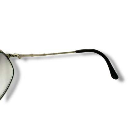 【157】良品！イブサンローラン　メガネ　ゴールド系