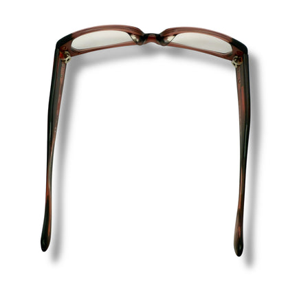 【166】良品！マックスマーラ　メガネ　レッド系