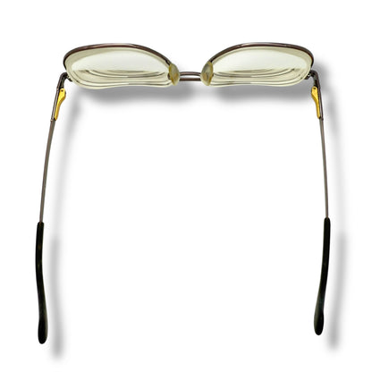 【156】良品！バーバリーズ　メガネ　ブラウン系