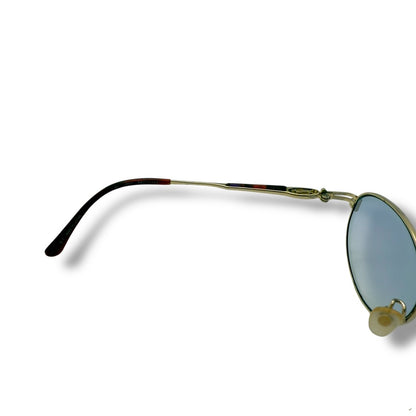 【155】イブサンローラン　メガネ　ゴールド系