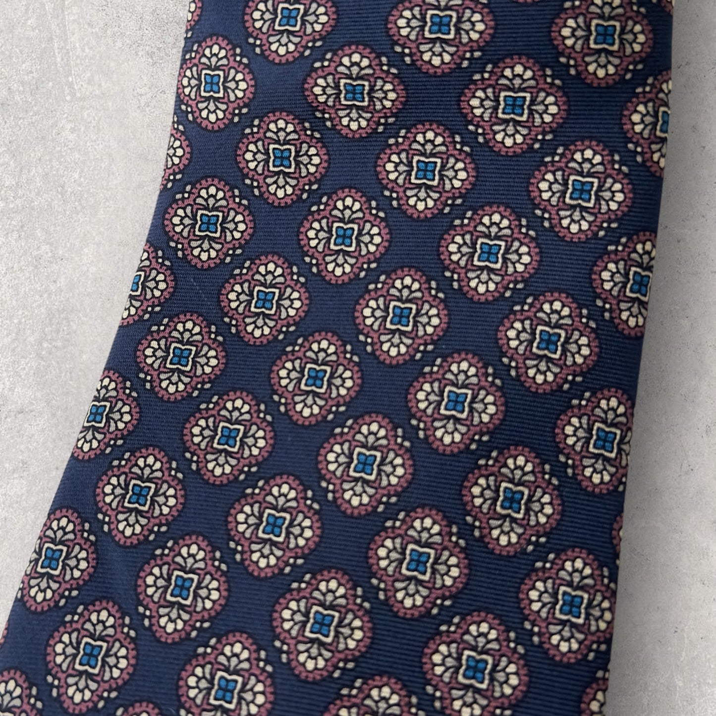 [6190] Good quality! Charles Jourdan tie, blue 