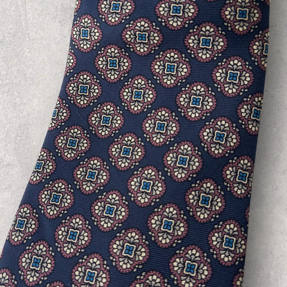 [6190] Good quality! Charles Jourdan tie, blue 