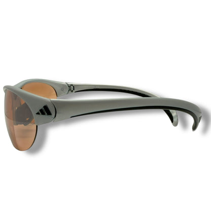 【153】良品！アディダス　サングラス　グレー系