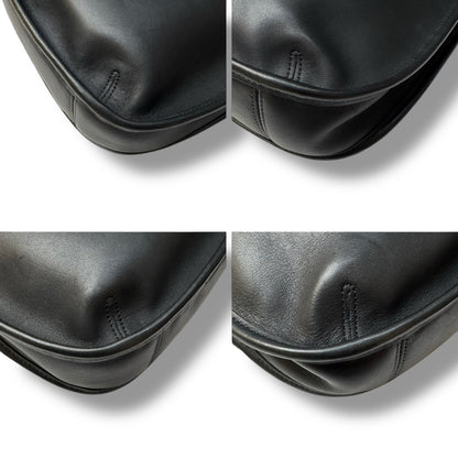 【良品】オールドコーチ　ワンショルダーバッグ　エルゴ　黒　レザー　9047